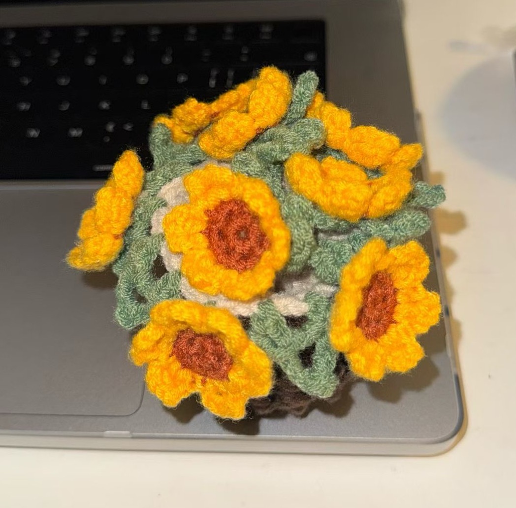 Crochet flower